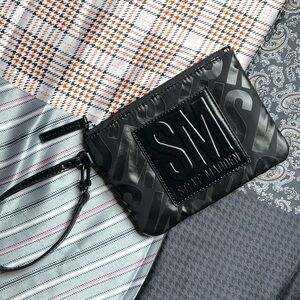 Steve Madden Black Quilted Wallet